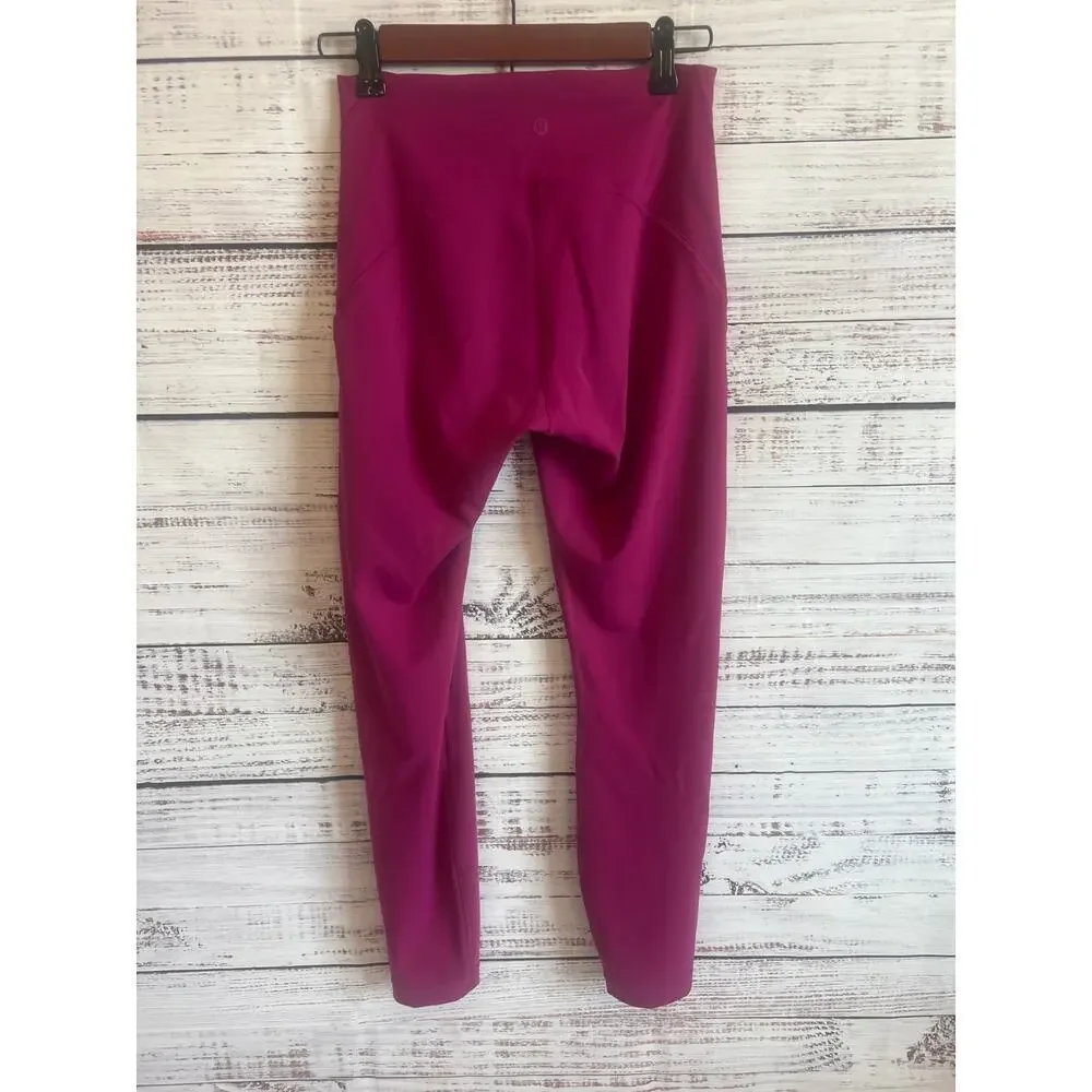 Lululemon InStill High Rise Tight leggings  Magenta Purple Size 6